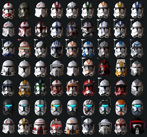 ArtStation - Star Wars Clone Trooper Helmets