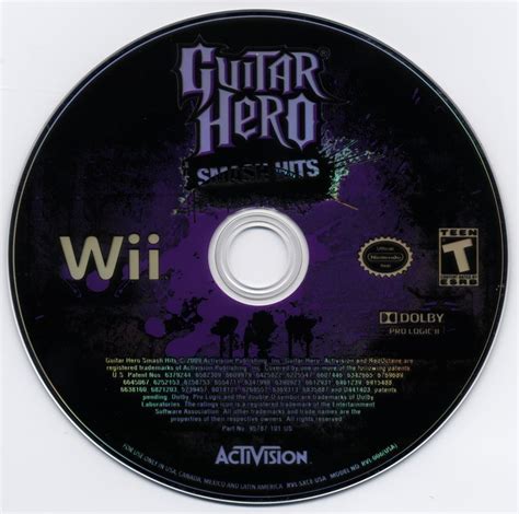 Guitar Hero Smash Hits (2009) Wii box cover art - MobyGames