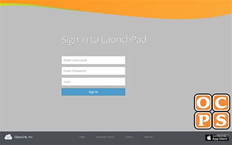 OCPS Launch chrome application