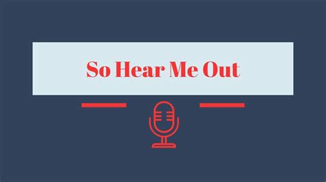 So Hear Me Out Podcast - Home