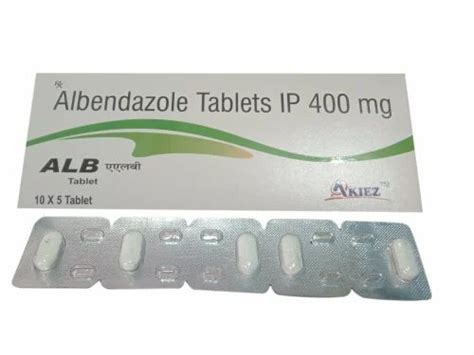 1 Albendazole 400 Mg Tablet, 1x1x20 at ₹ 300/box in Varanasi | ID ...