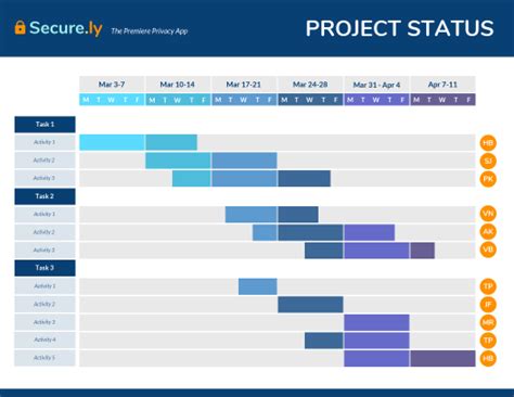 Creador de Diagrama de Gantt Online - Venngage