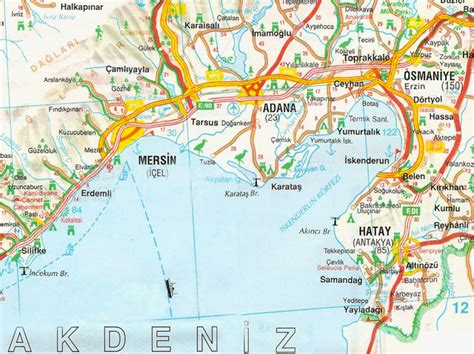 Mersin Map