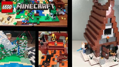 Lego Minecraft MOC showcase part 2 (Fan creations) - YouTube