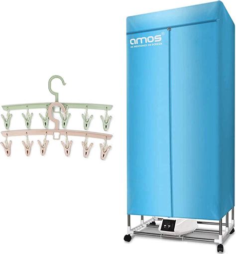 AMOS Eezy-Dry Electric Clothes Dryer, Heated Clothes Airer, 1300W 15kg ...