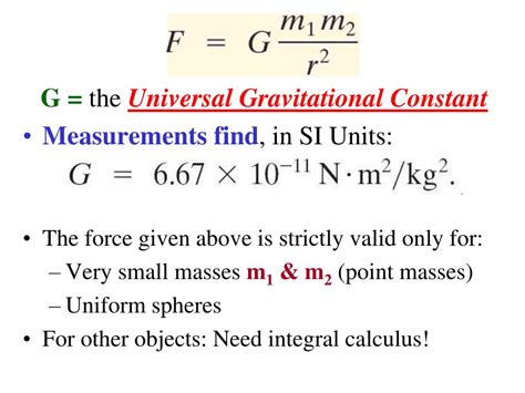 PPT - Sect. 5-6: Newton’s Universal Law of Gravitation PowerPoint ...