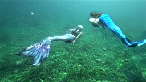 Mermaid Sisters Swimming Together || (CLICK TO WATCH VIDEO) | Fantasy ...