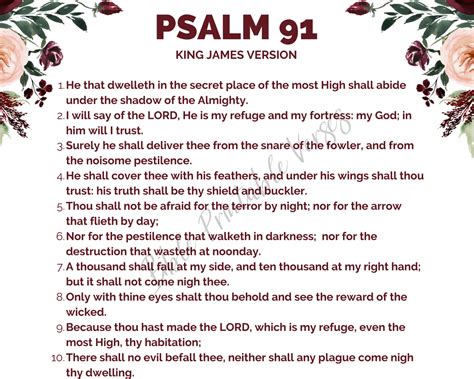 Psalm Kjv Bible Verses Kjv King James Bible Verses Holy Bible ...