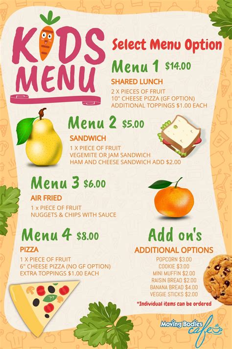 Kids Menu HR