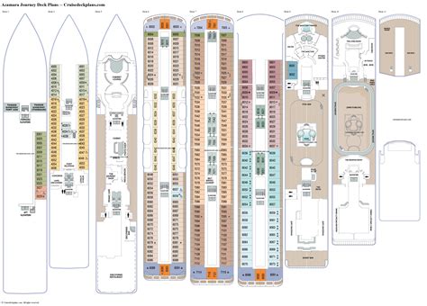 Azamara Journey Deck Plans, Diagrams, Pictures, Video