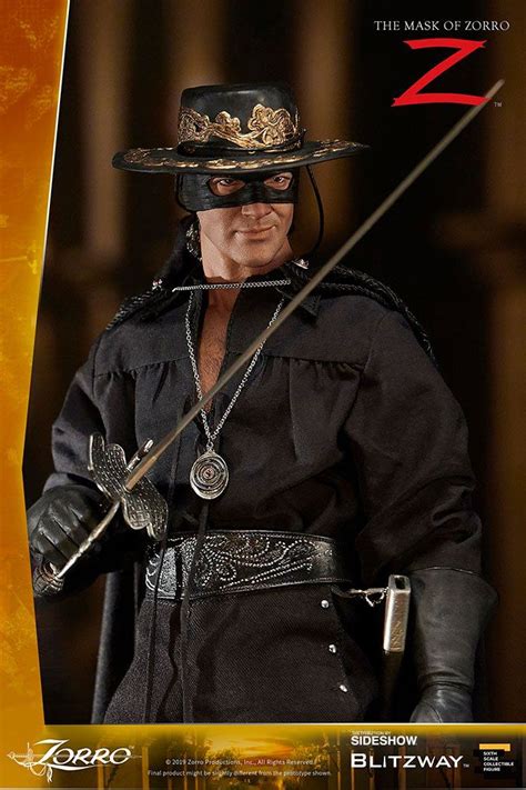 Take Antonio Banderas Home With This Lifelike 12-Inch Zorro | The mask ...