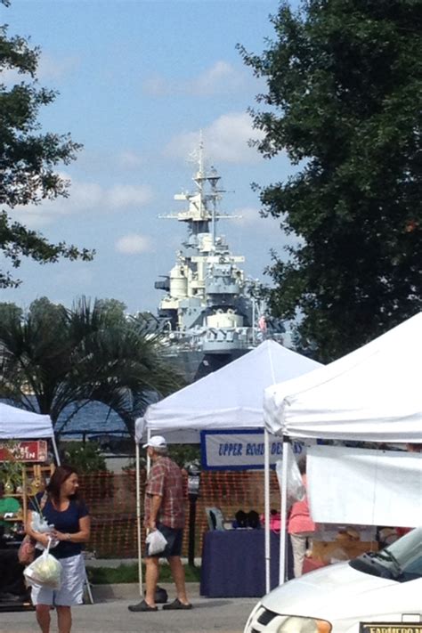 Downtown Farmers Marketing in Wilmington, NC. Check out the Battleship ...