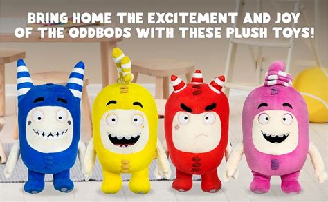 Amazon.com: ODDBODS Fuse Soft Stuffed Plush Toys — for Boys and Girls ...