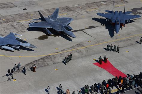 U.S., South Korean Fighter Jets Fly in Formation to Demonstrate ...