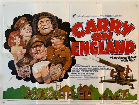 Carry On England Original British Quad Film Poster - Blue Robin ...