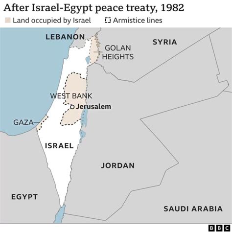 Israel Palestine map: Gaza strip, West bank - Wetin you need to know ...