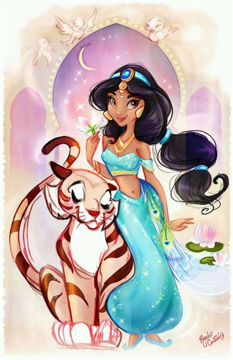 Jasmine and Rajah - Princess Jasmine Fan Art (40382783) - Fanpop