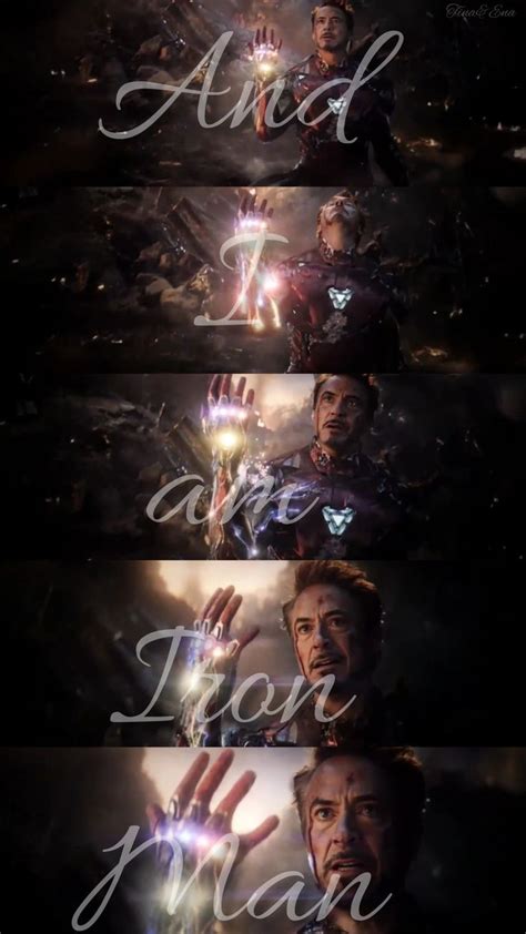 I am Iron Man 💖😭 Endgame | Marvel heroes, Marvel avengers, Avengers quotes