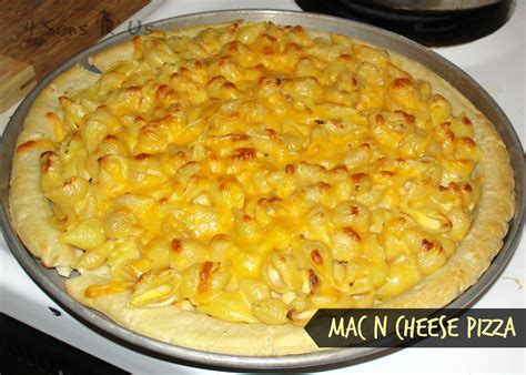 Sous Chef Sunday: Mac N Cheese Pizza - 4 Sons 'R' Us