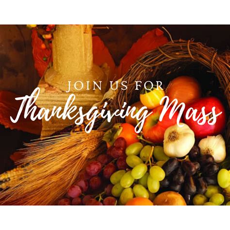 Thanksgiving Mass Clip Art