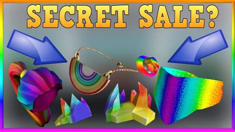 SECRET ROBLOX RAINBOW SALE?! *OMG* - YouTube