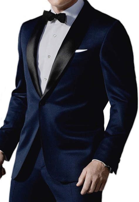 Skyfall James Bond Tuxedo in Midnight Blue