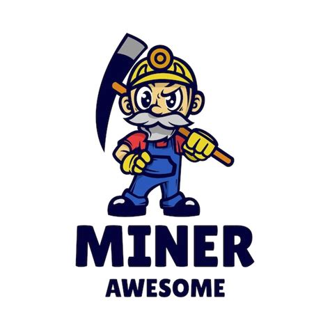 Premium Vector | Miner Logo