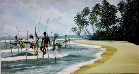 Still fishing by Mangala Madanayake