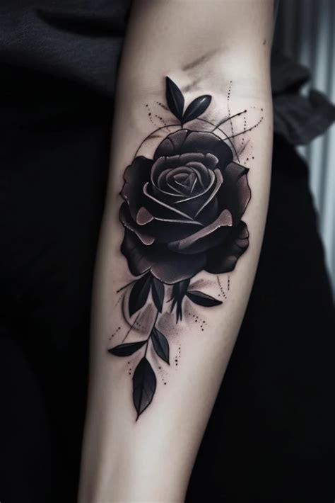 Top 75 Black Rose Tattoo Designs 2024 - the daily glimmer