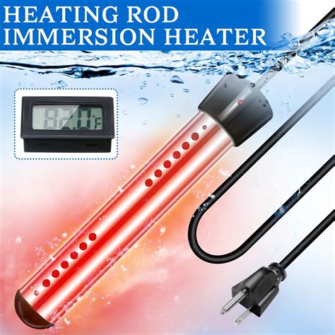 Immersion Electric Water Heater, 1500W 120V Submersible Hot Water ...