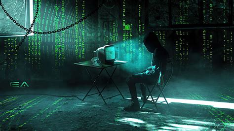 Bio Hackers And The Matrix Resolution , , Background, and , Hacker Room ...