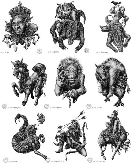 mirusoup: omg… Illustrations of the 72 demons featured in the Lesser ...