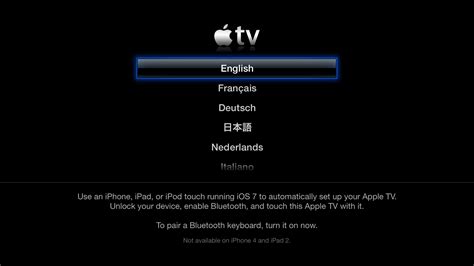 How to set up your Apple TV using an iOS device