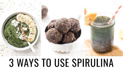 HOW TO USE SPIRULINA | three unique recipes - http://howto.hifow.com ...