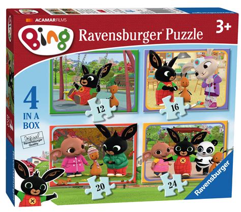 06865 Ravensburger Bing Jigsaws 4 in a Box Puzzles Toddler Children ...