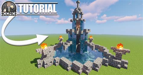 Medieval/Rustic/Fantasy fountain + Schematic download Minecraft Map