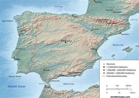 Iberian Peninsula - World in maps