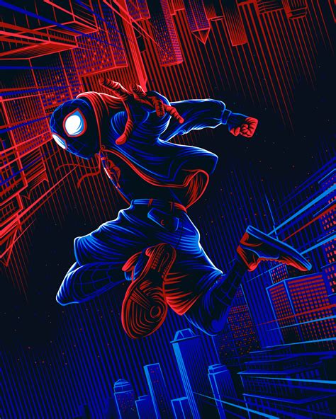 Spiderman Into the Spider-Verse on Behance | Marvel spiderman art ...