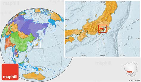 Where Is Tokyo Located On The World Map – The World Map