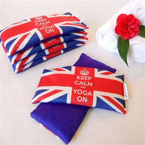 Keep Calm & Yoga On Eye Pillow