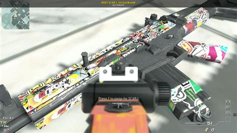 MW3 SCAR-L StickerBomB [Call of Duty: Modern Warfare 3] [Mods]