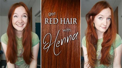 How to Dye Your Hair Red with Henna - YouTube