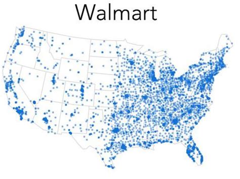 Walmart Global Locations Map