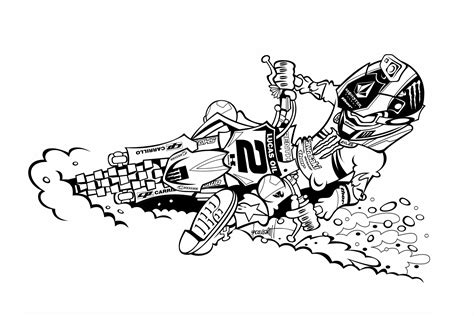 Dirt Bike Coloring Pages To Print