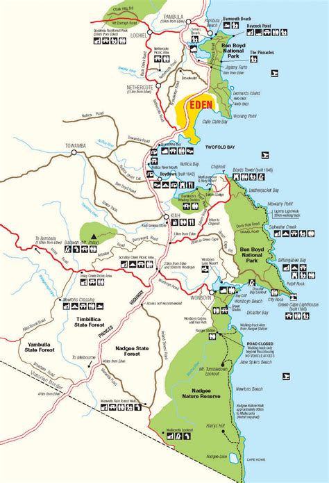 Maps - Eden | Sapphire Coast | Far South Coast NSW