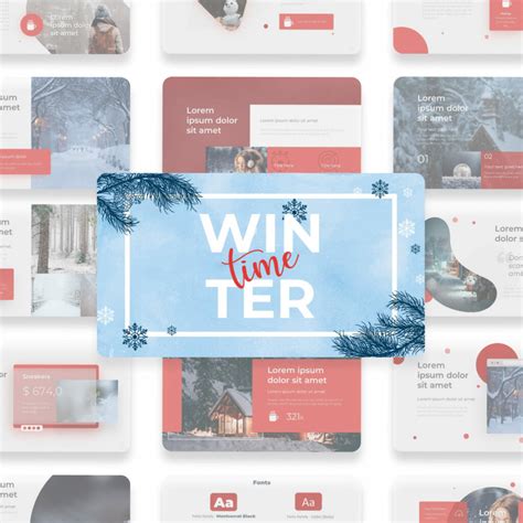 Winter Time Presentation Template – MasterBundles