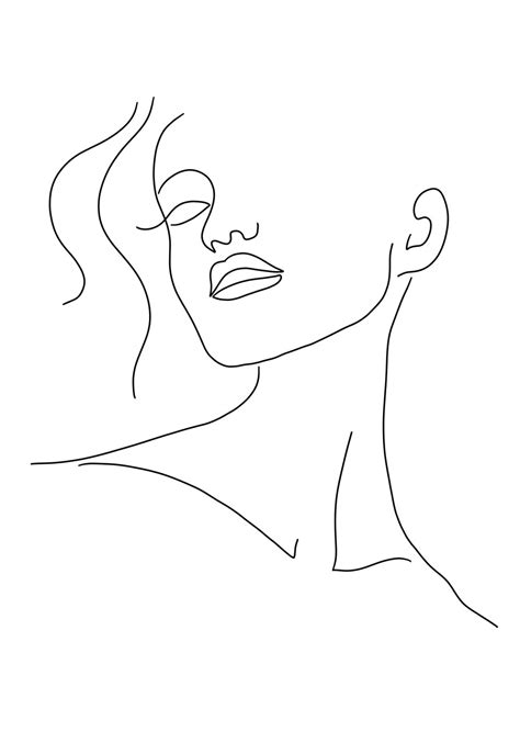 Woman lineart - campestre.al.gov.br