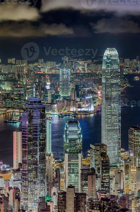 Hong Kong Night View from Peak 792241 Stock Photo at Vecteezy