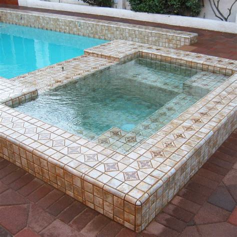 Gold Decorative 6" x 6" Pool Tile – AquaTiles