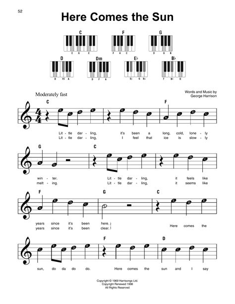 Here Comes The Sun | Sheet Music Direct